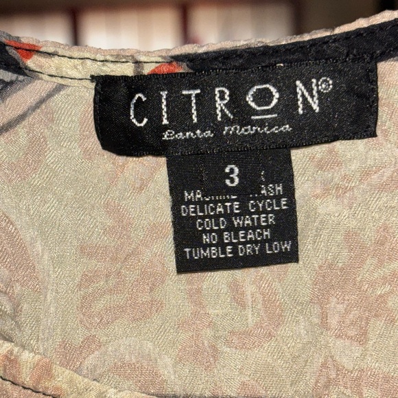 Citron Black and Multicolor Lantern Print Tank Top - Picture 3 of 3